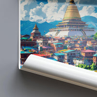 Kathmandu Poster - Nepal Wall Art