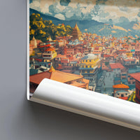 Kathmandu Poster - Nepal Wall Art