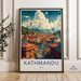 Kathmandu Poster - Nepal Wall Art