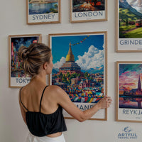Kathmandu Poster - Nepal Wall Art