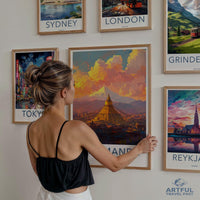 Kathmandu Poster - Nepal Wall Art