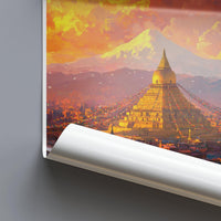 Kathmandu Poster - Nepal Wall Art