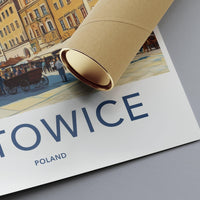Katowice Poster - Poland Wall Art