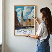 Katowice Poster - Poland Wall Art