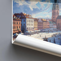 Katowice Poster | Poland Wall Art | Europe Decor