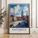 Katowice Poster | Poland Wall Art | Europe Decor