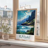 Kauai Poster | Hawaii Wall Art | America Decor