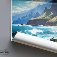Kauai Poster | Hawaii Wall Art | America Decor