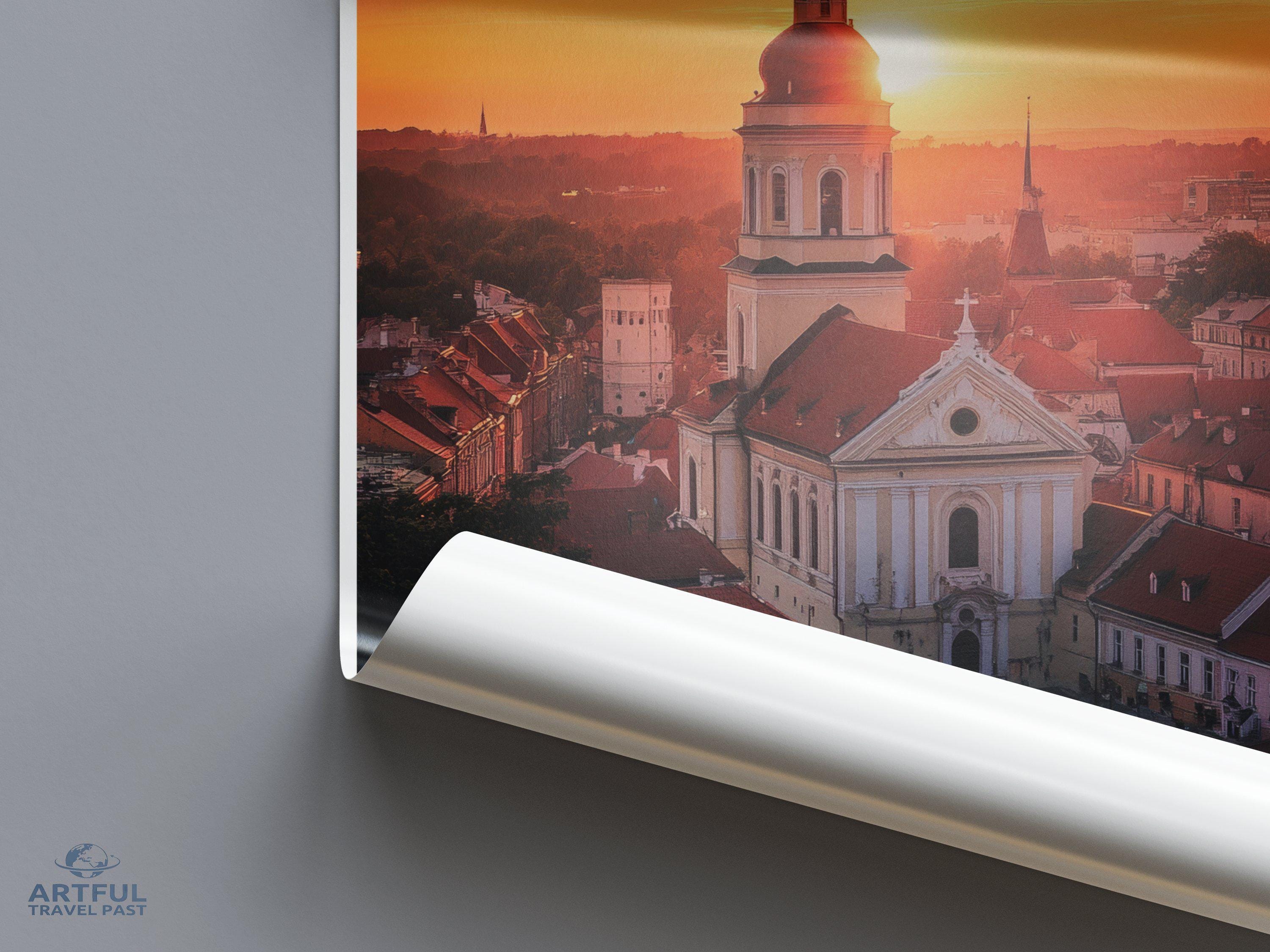 Kaunas Poster - Lithuania Wall Art