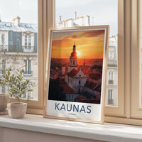 Kaunas Poster - Lithuania Wall Art