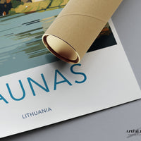 Kaunas Poster - Lithuania Wall Art