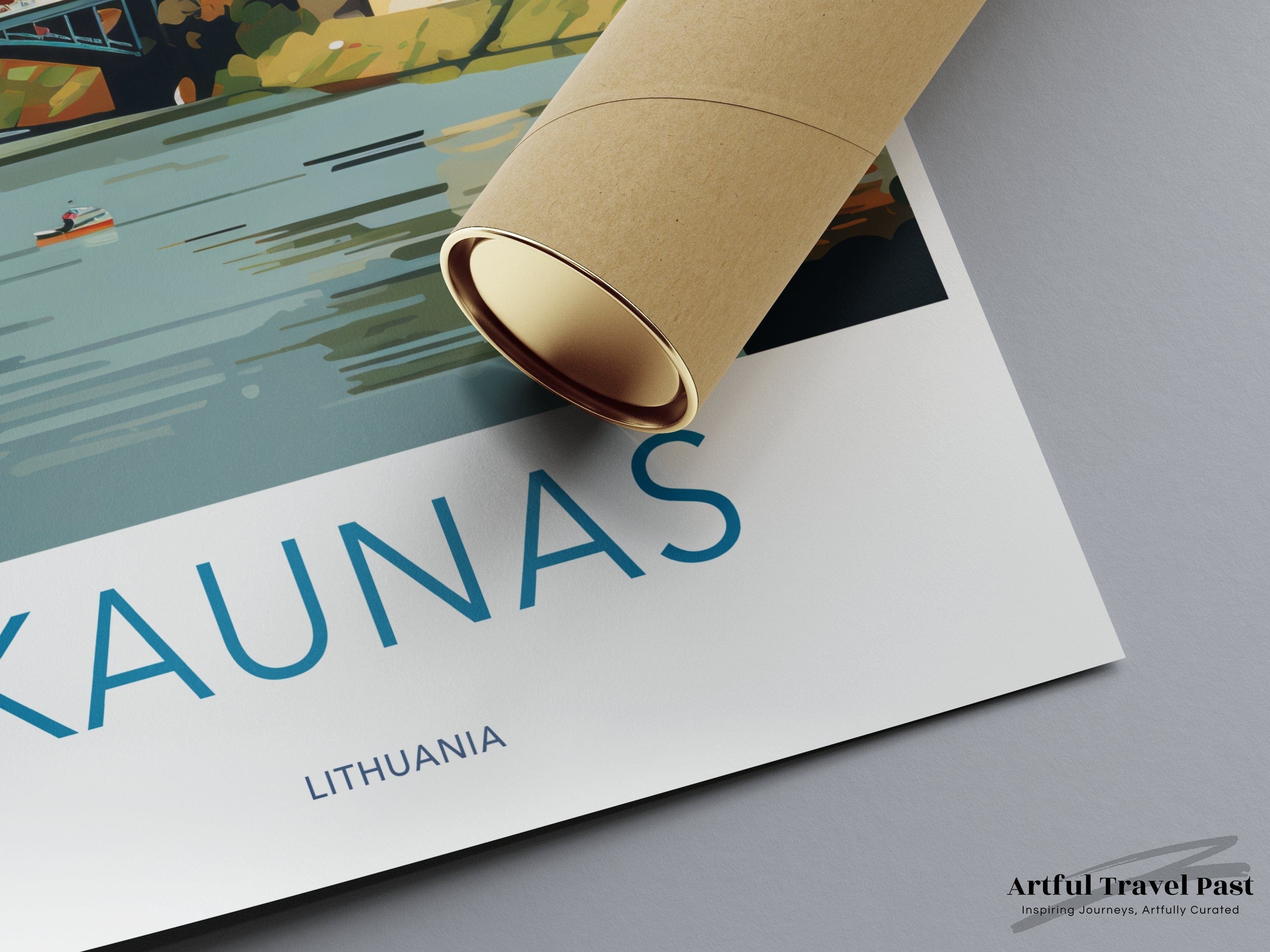 Kaunas Poster - Lithuania Wall Art
