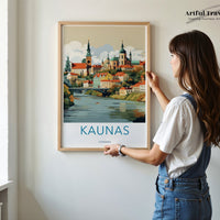 Kaunas Poster - Lithuania Wall Art