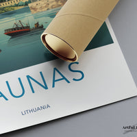 Kaunas Poster - Lithuania Wall Art