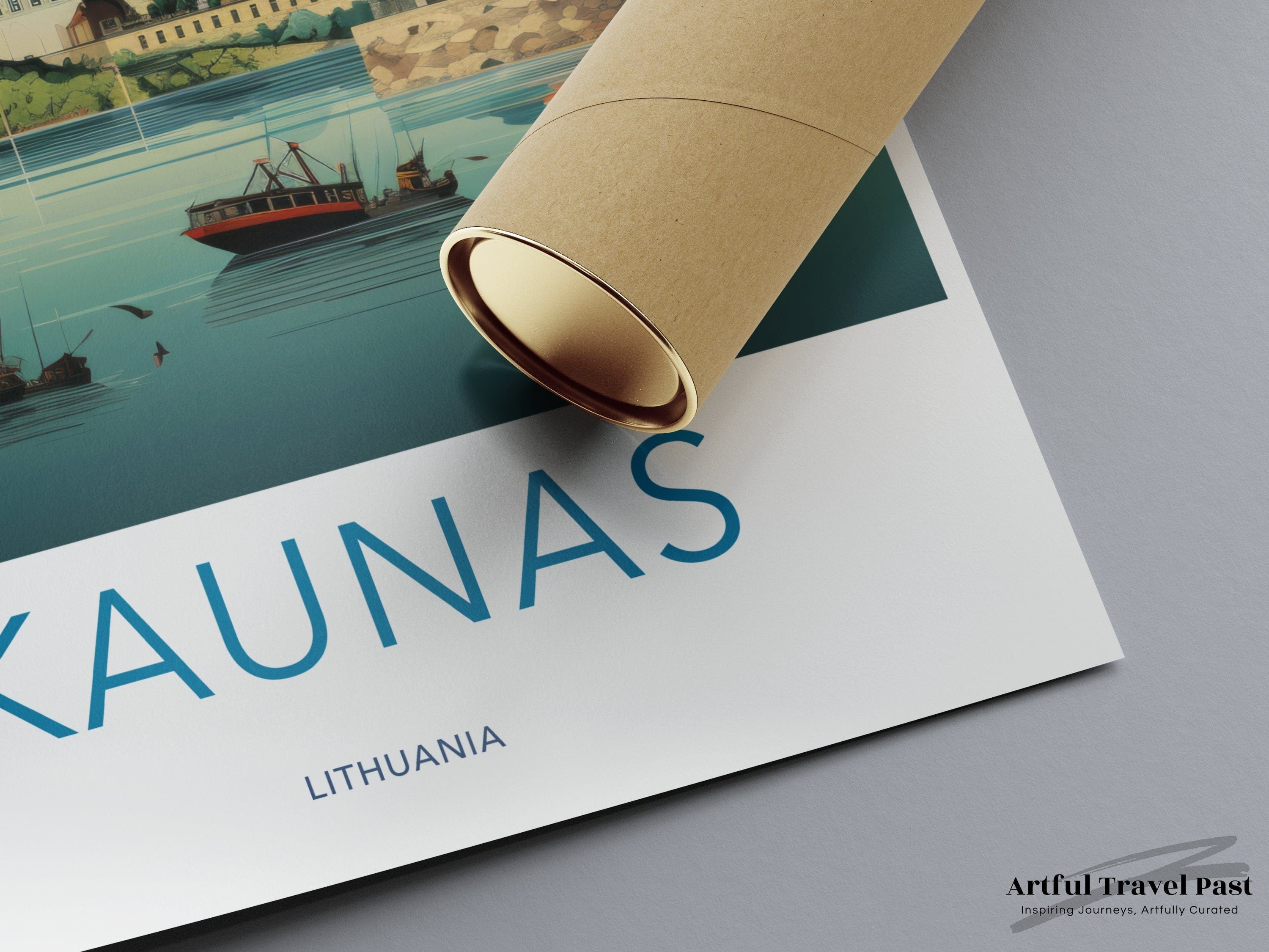 Kaunas Poster - Lithuania Wall Art