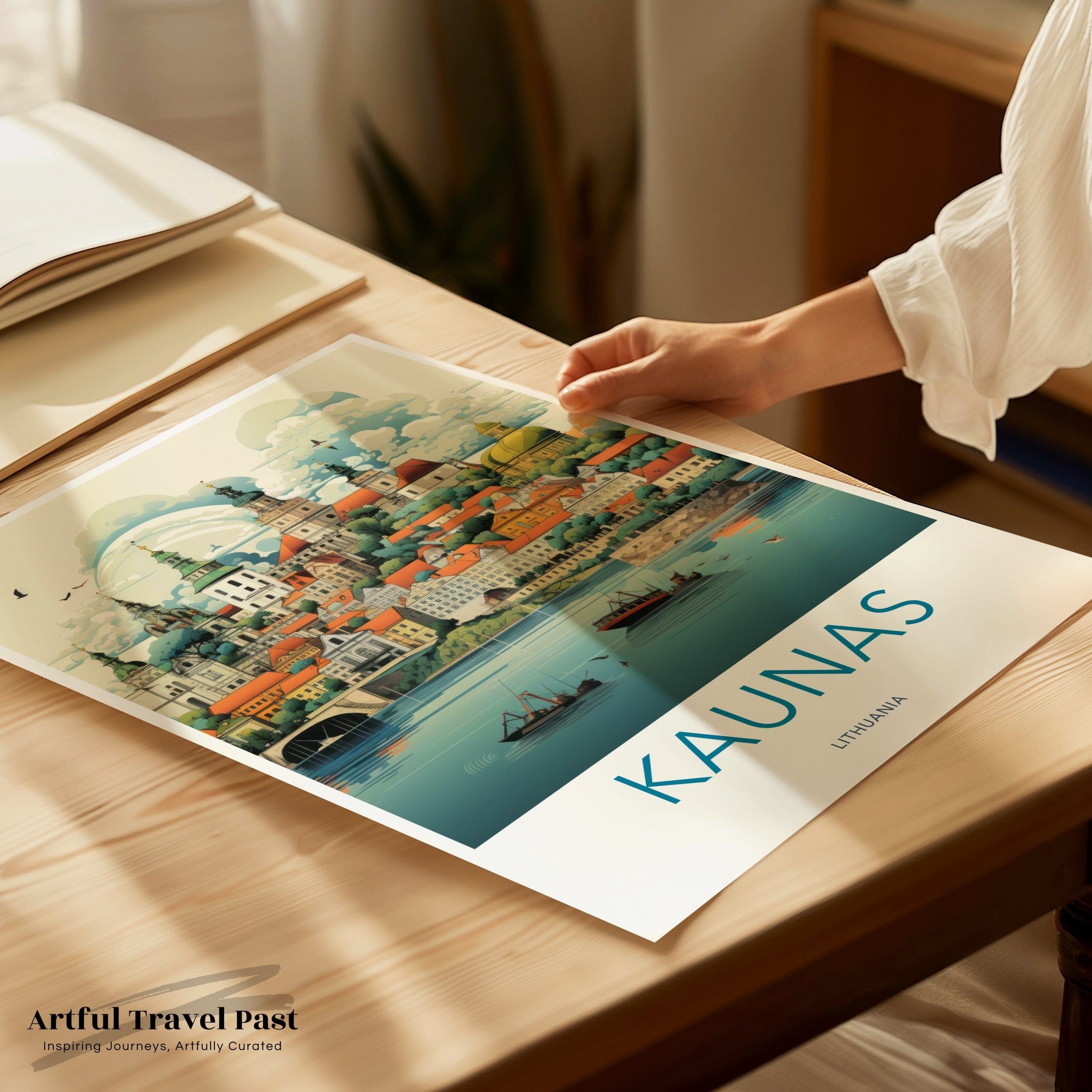 Kaunas Poster - Lithuania Wall Art