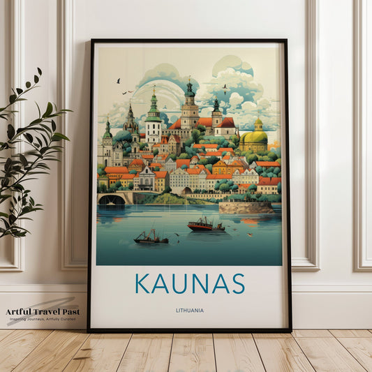 Kaunas Poster - Lithuania Wall Art
