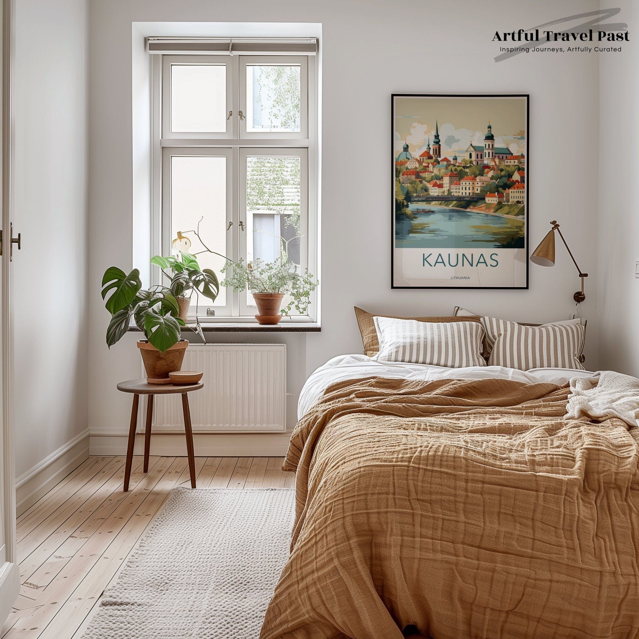 Kaunas Poster | Lithuania Wall Art | Baltic Artwork