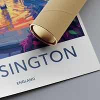Kensington Poster | England Wall Art | UK Decor