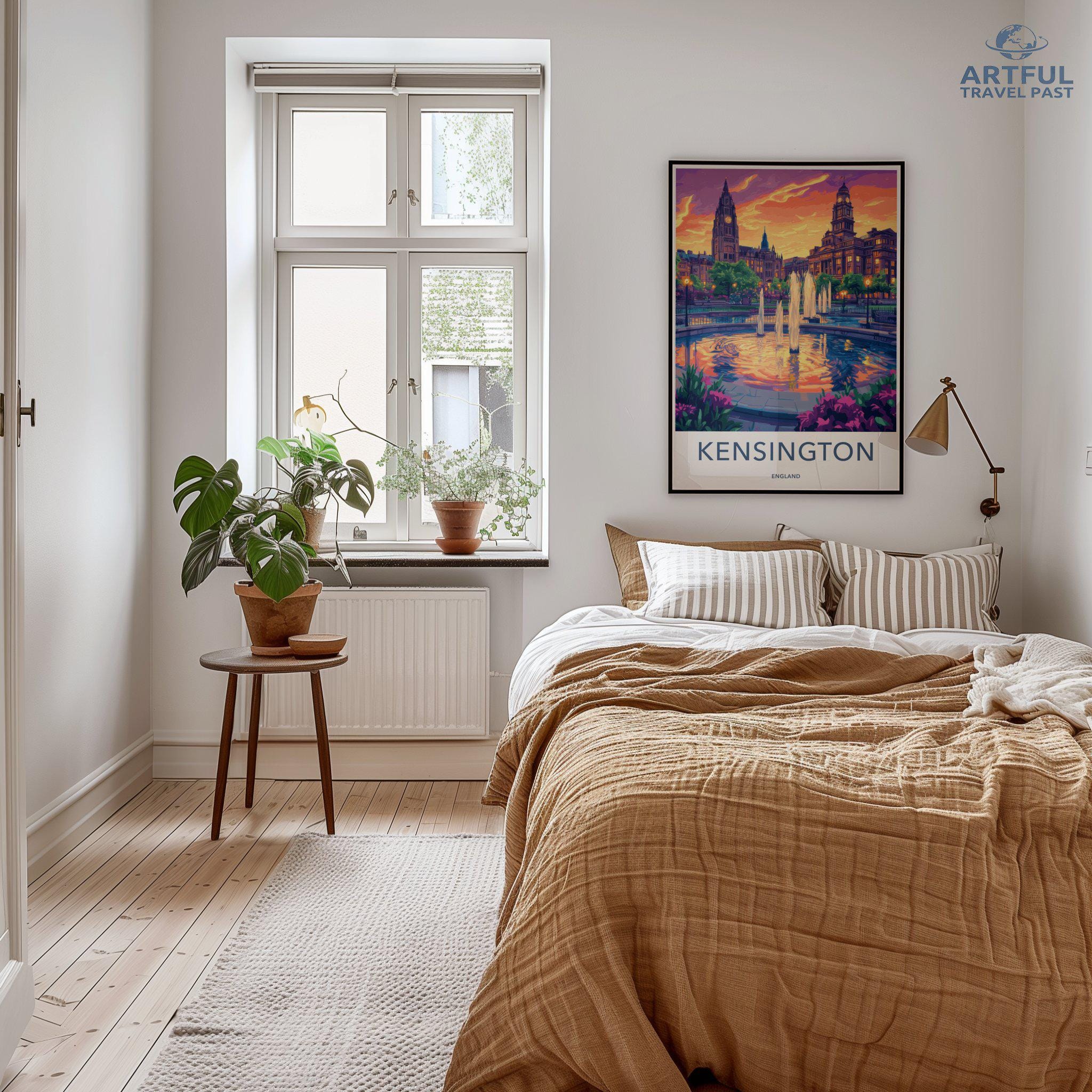 Kensington Poster | England Wall Art | UK Decor