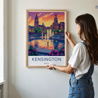 Kensington Poster | England Wall Art | UK Decor