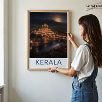 Kerala Poster | Kerala Wall Art | India Decor