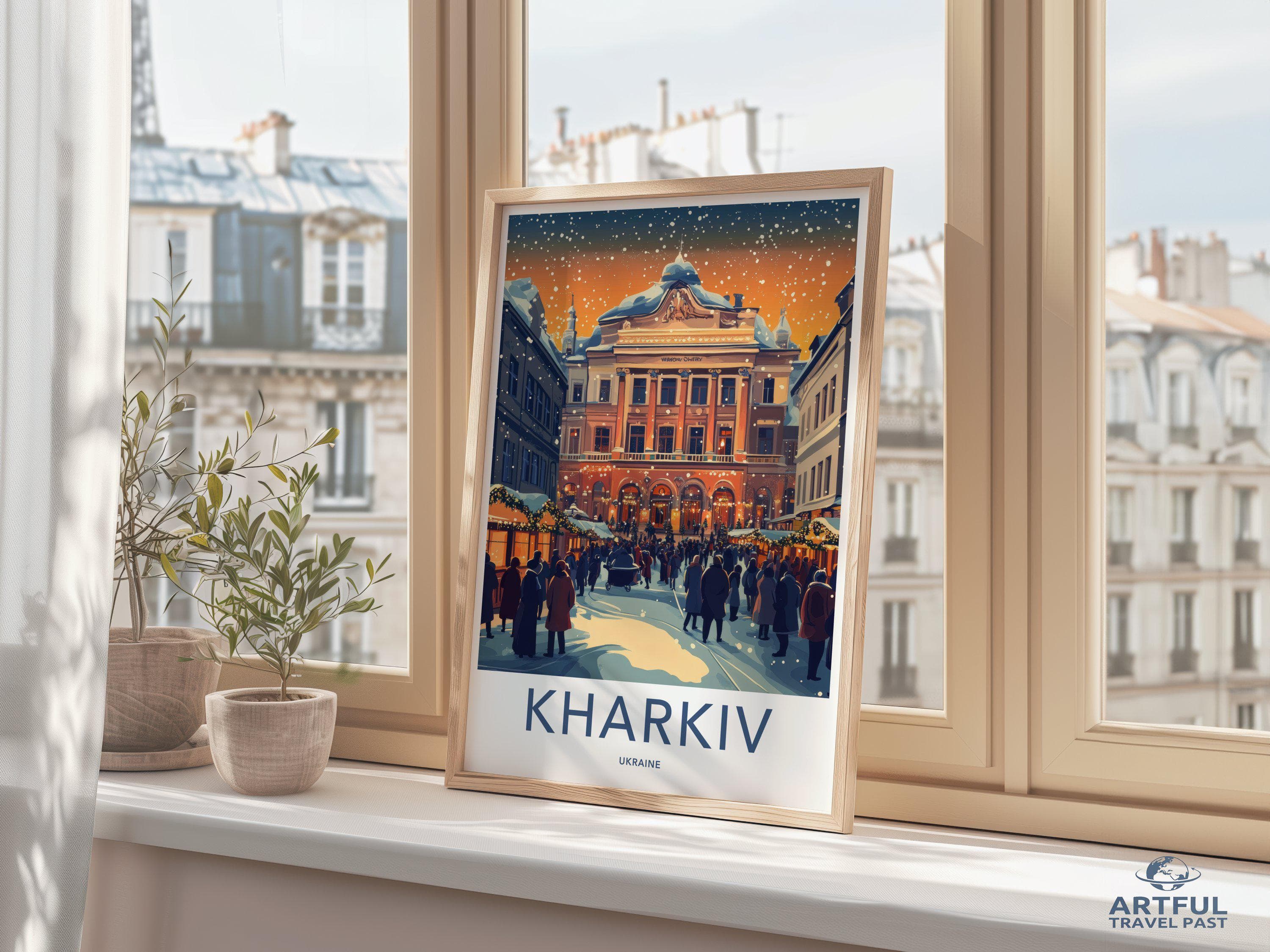 Kharkiv Poster - Ukraine Wall Art
