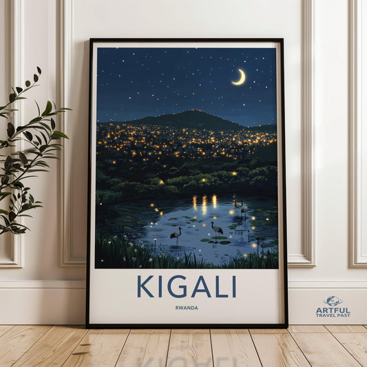 Kigali Poster - Rwanda Wall Art