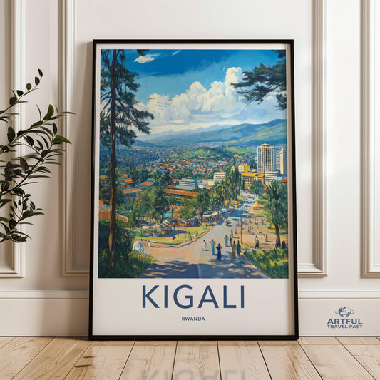 Kigali Poster - Rwanda Wall Art