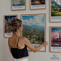 Kigali Poster | Rwanda Wall Art | Africa Decor