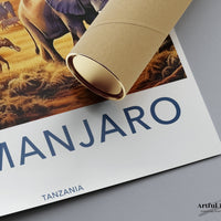 Kilimanjaro Poster - Tanzania Wall Art