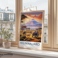 Kilimanjaro Poster - Tanzania Wall Art
