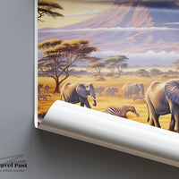 Kilimanjaro Poster - Tanzania Wall Art
