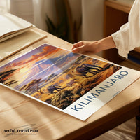 Kilimanjaro Poster - Tanzania Wall Art