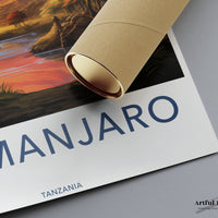 Kilimanjaro Poster - Tanzania Wall Art