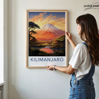 Kilimanjaro Poster - Tanzania Wall Art