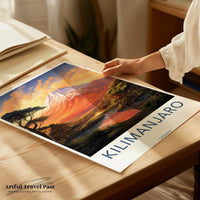 Kilimanjaro Poster - Tanzania Wall Art