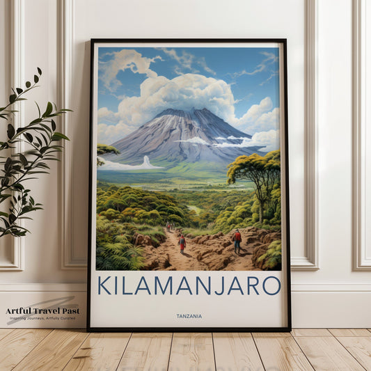Kilimanjaro Poster - Tanzania Wall Art