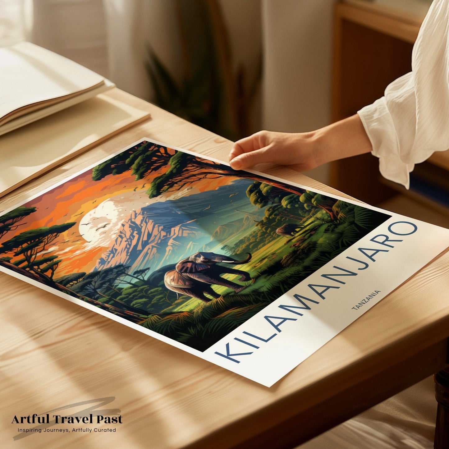 Kilimanjaro Poster | Tanzania Wall Art | Africa Decor