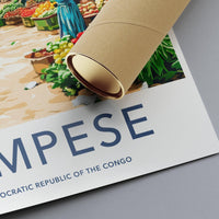 Kimpese Poster | Democratic Republic of the Congo Wall Art