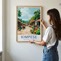 Kimpese Poster | Democratic Republic of the Congo Wall Art