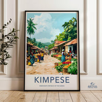 Kimpese Poster | Democratic Republic of the Congo Wall Art