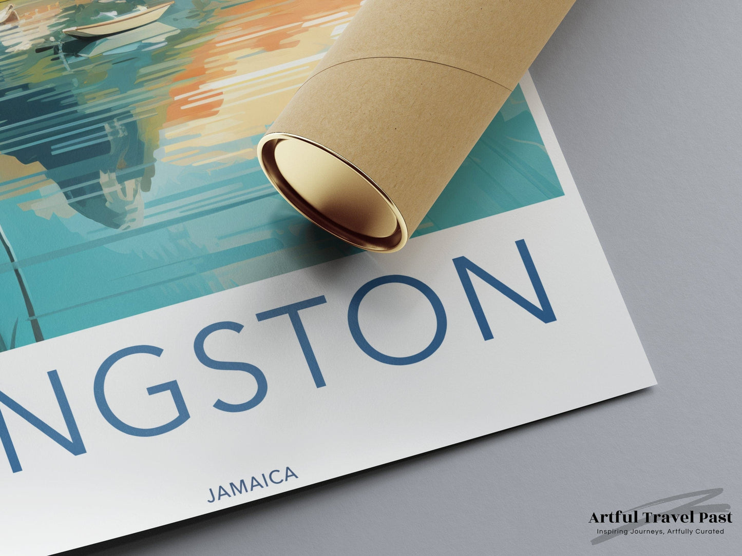 Kingston Poster | Jamaica Wall Art | Caribbean Decor