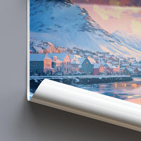 Kirkenes Poster | Norway Wall Art | Scandinavia Decor
