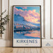 Kirkenes Poster | Norway Wall Art | Scandinavia Decor