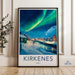 Kirkenes Poster | Winter Wonderland Art | Scandinavia