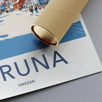 Kiruna Poster | Sweden Wall Art | Scandinavia Decor