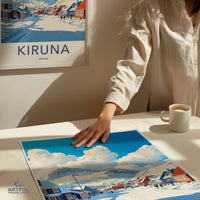 Kiruna Poster | Sweden Wall Art | Scandinavia Decor
