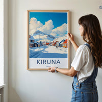 Kiruna Poster | Sweden Wall Art | Scandinavia Decor