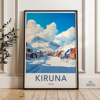 Kiruna Poster | Sweden Wall Art | Scandinavia Decor